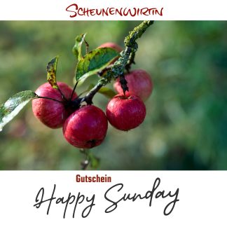 Gutschein Happy Sunday - Das Sonntagsessen mit Familie und Freunden